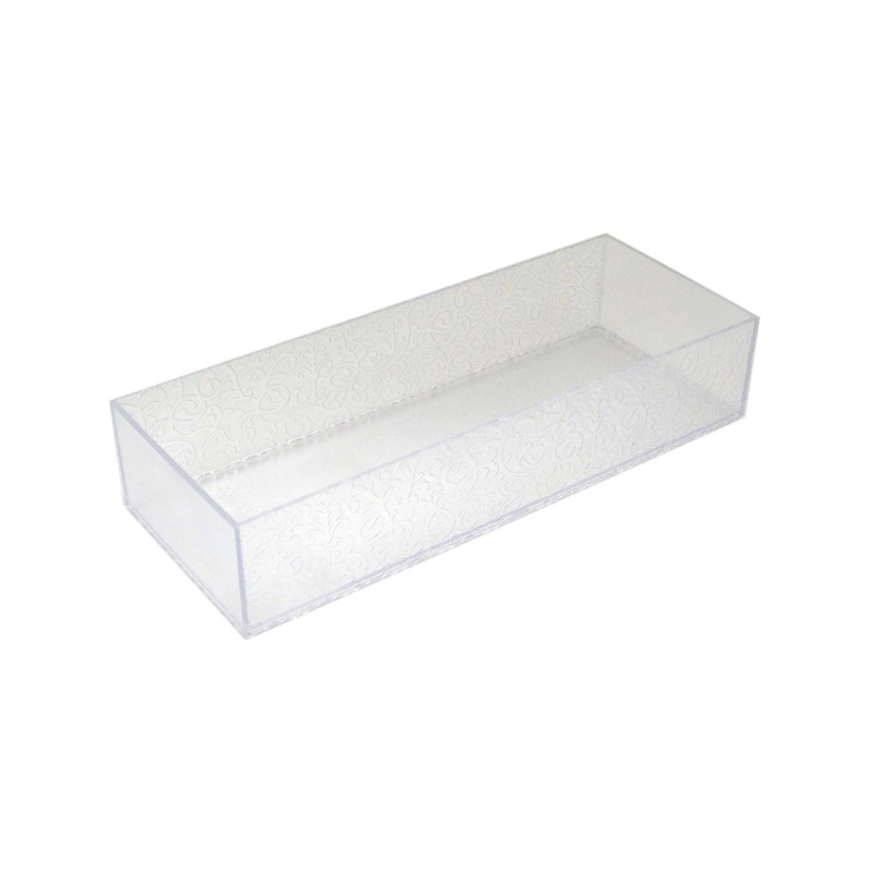 Stationery Tray Delco Clear 70x180x38mm